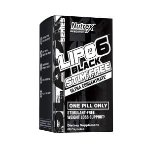 چربی سوز لیپو سیکس بلک استیم فری Nutrex LIPO-6 BLACK STIM-FREE